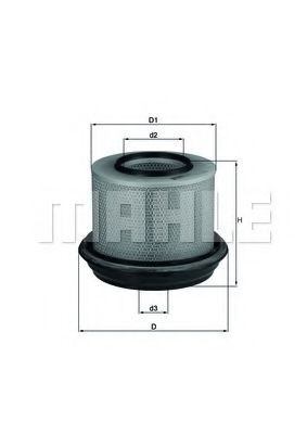 Compre LX263 Mahle Original Filtro de ar